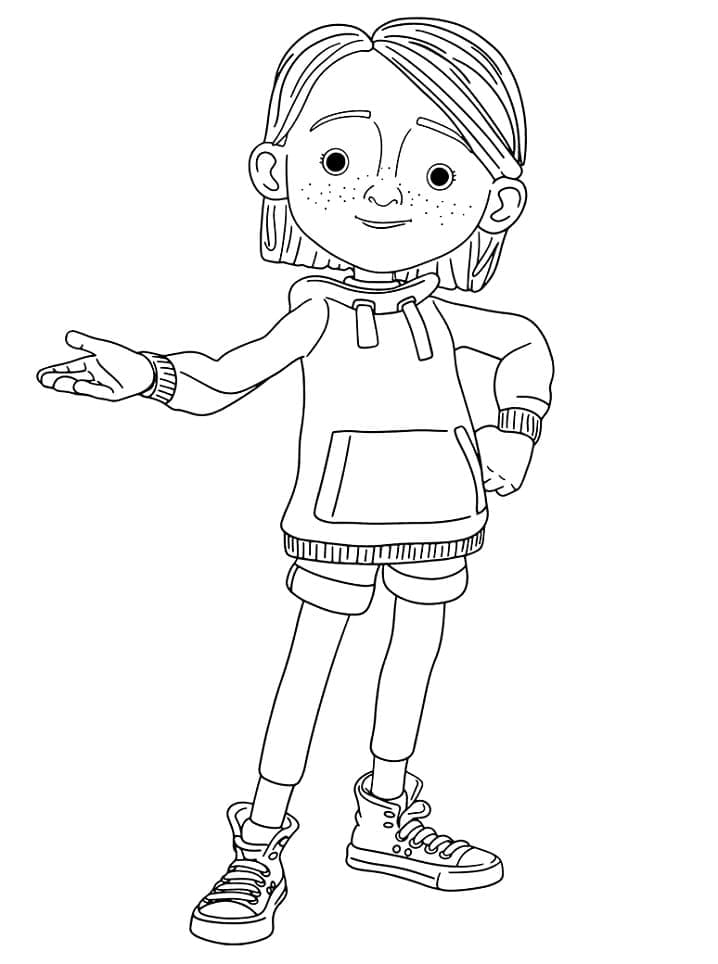 Desenho deJudy Brown de Paddington para colorir