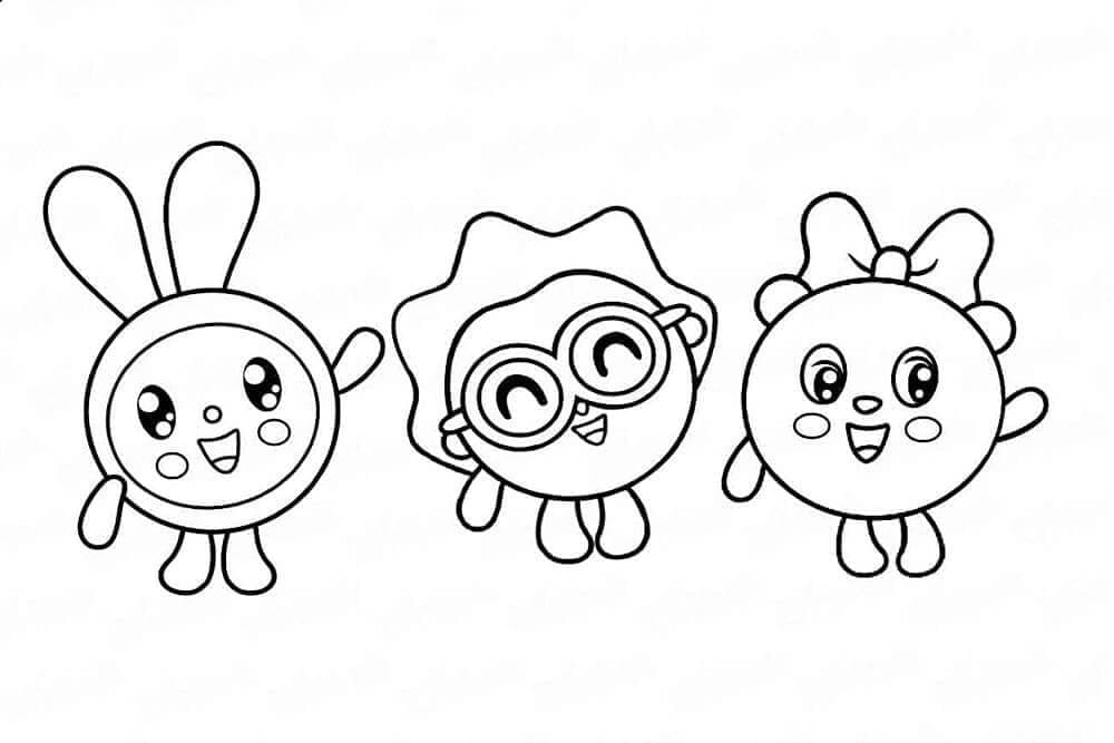 Desenhos de Baby Riki para colorir