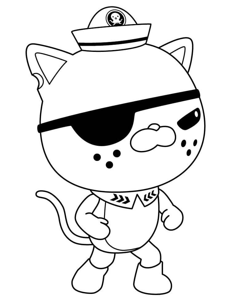 Desenho deKwazii Gato para colorir