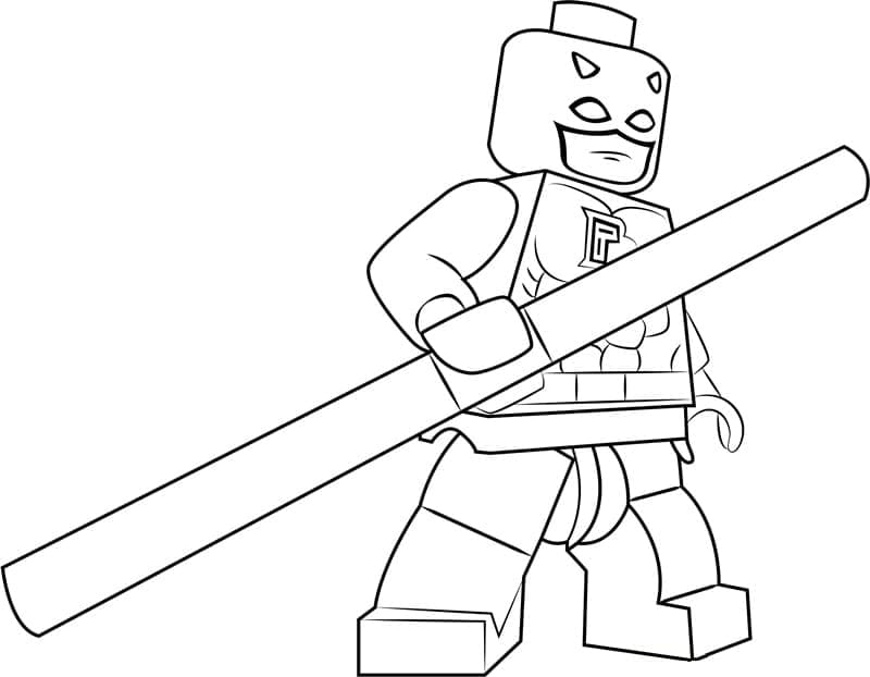 Desenho deLego Demolidor para colorir