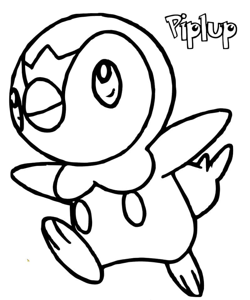 Desenho deLindo Piplup para colorir