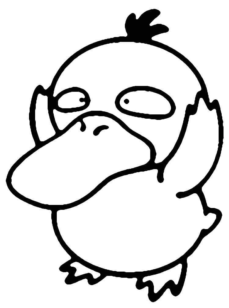 Desenho deLindo Psyduck para colorir