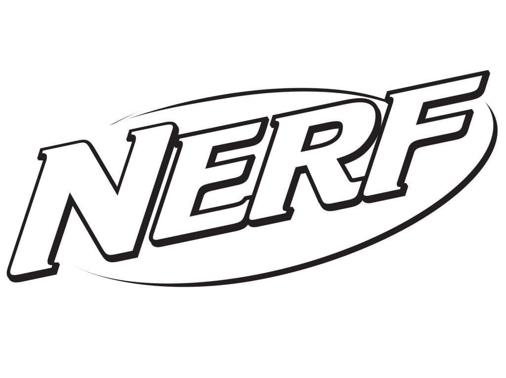 Desenho deLogotipo da Nerf para colorir