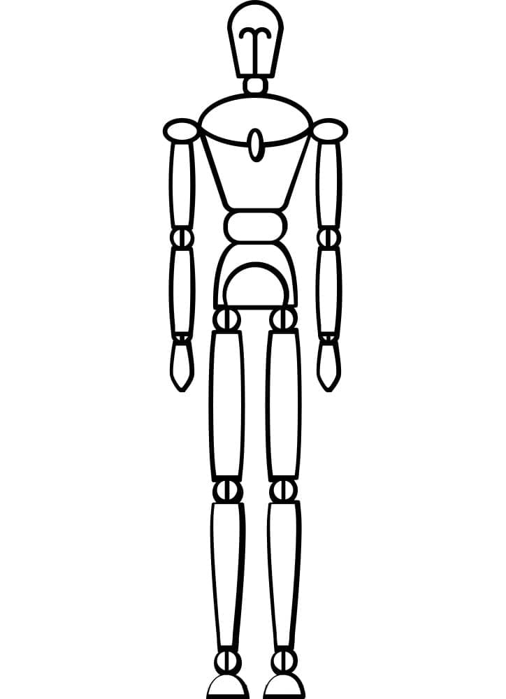 Desenho deManequim 5 para colorir