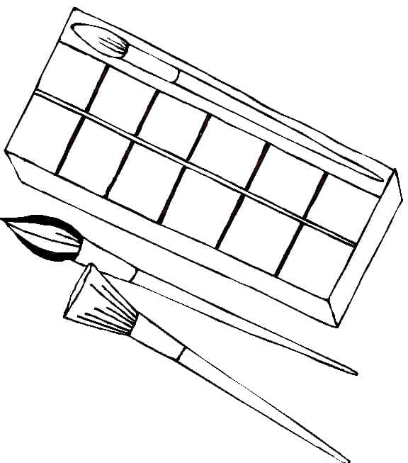 Desenho deMaquiagem Para Crianças para colorir