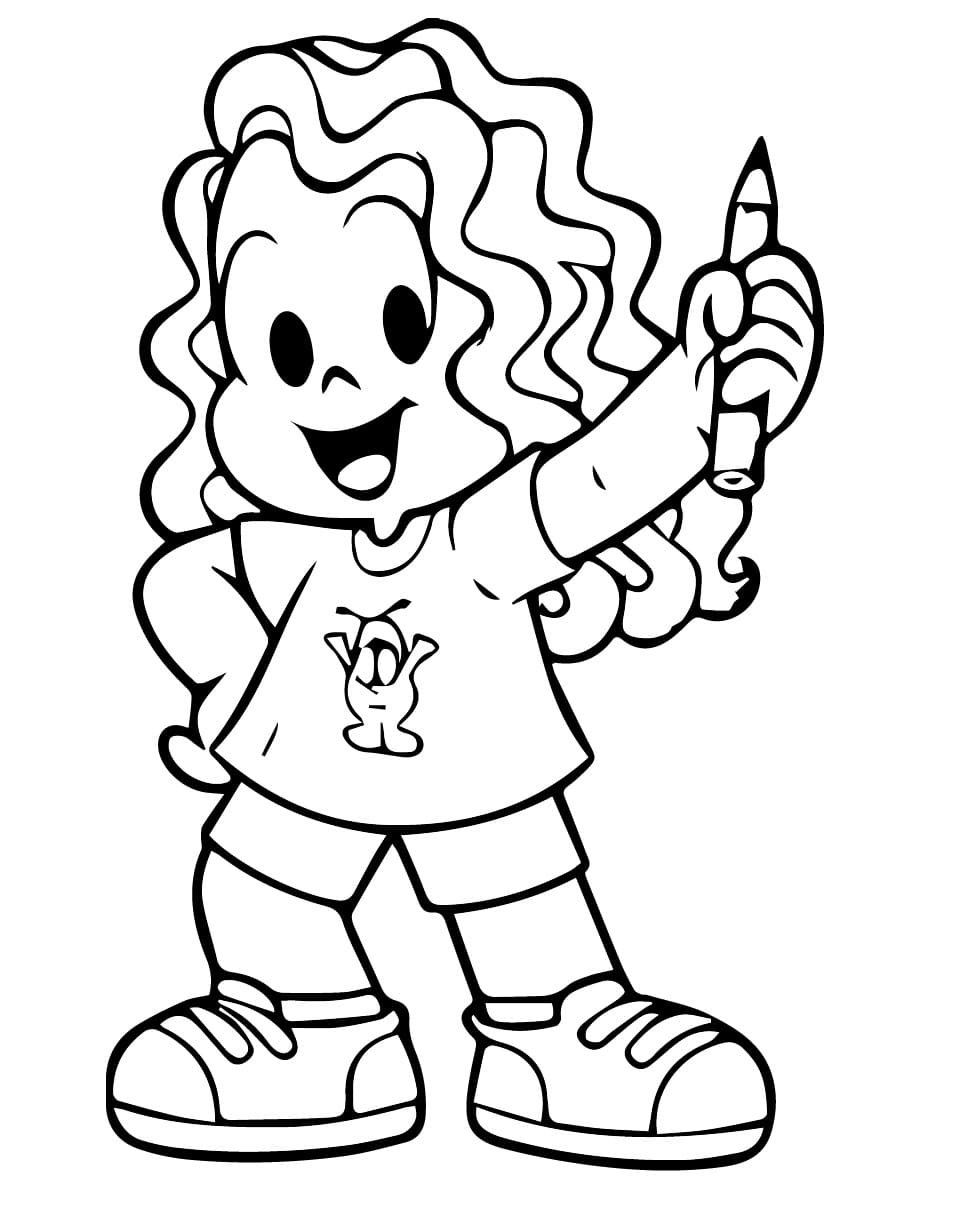 Desenhos de Marina para colorir