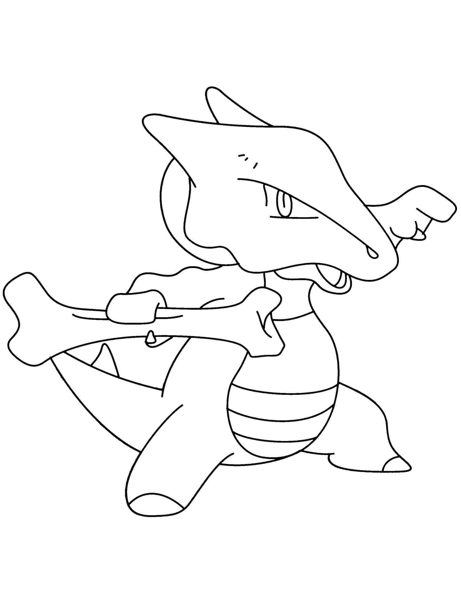 Desenho deMarowak Pokemon para colorir