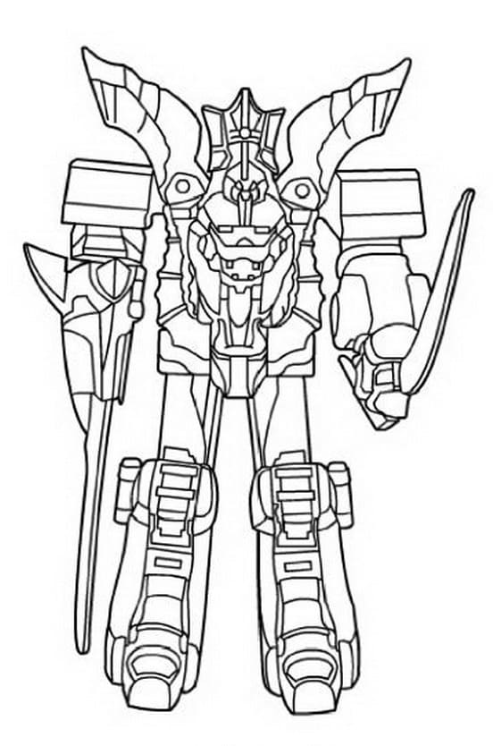 Desenho deMegazord 1 para colorir