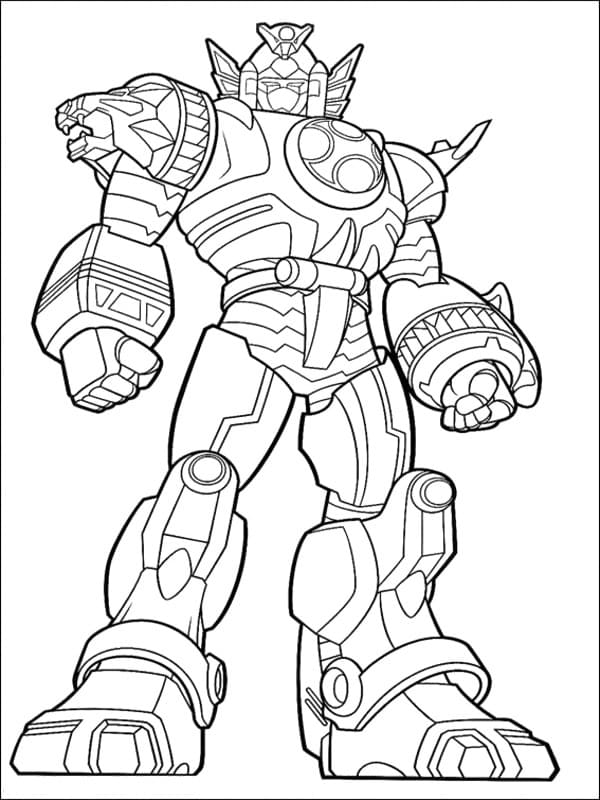 Desenho deMegazord 3 para colorir