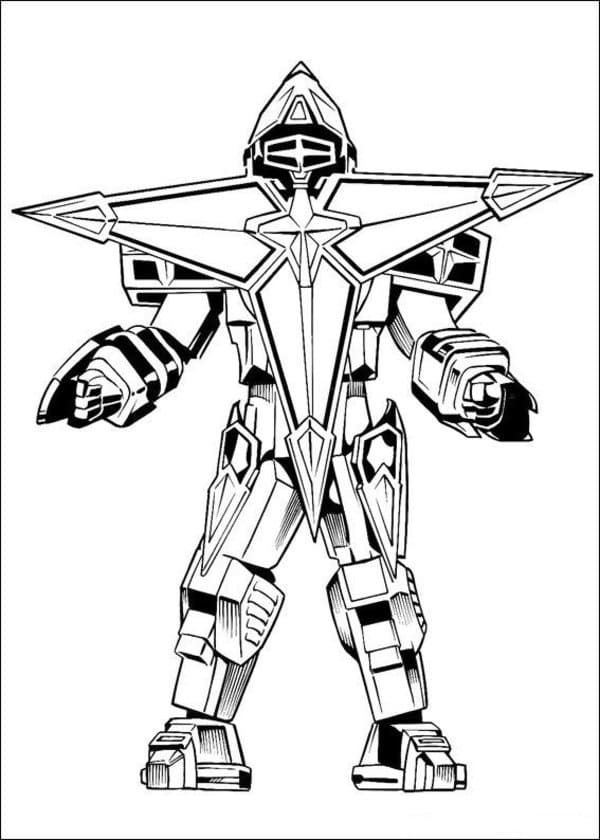 Desenho deMegazord Incrível para colorir