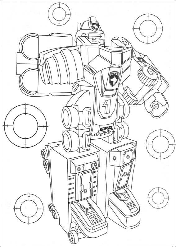 Desenho deMegazord Para Crianças para colorir