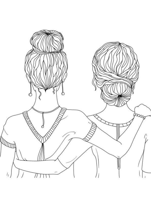 Desenho deMelhores Amigas 2 para colorir