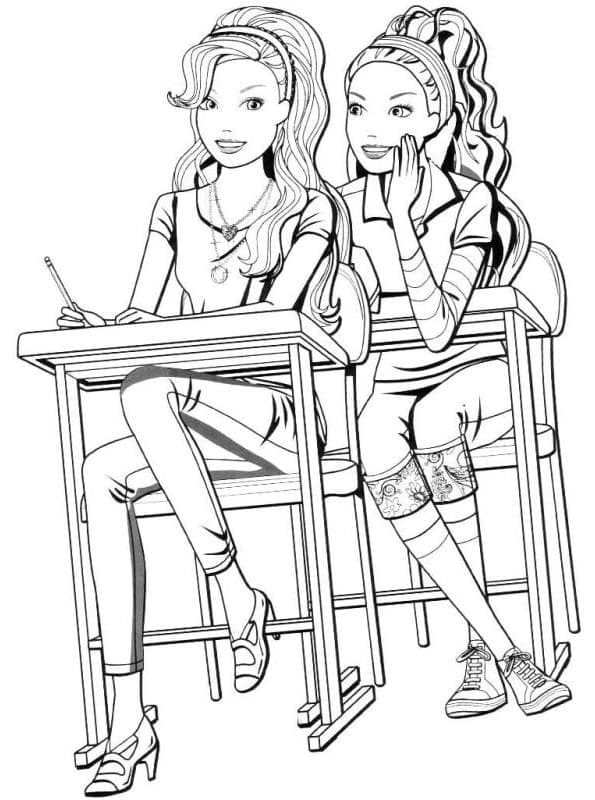 Desenho deMelhores Amigas 4 para colorir