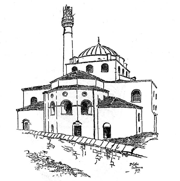 Desenho deMesquita Hagia Sofia para colorir