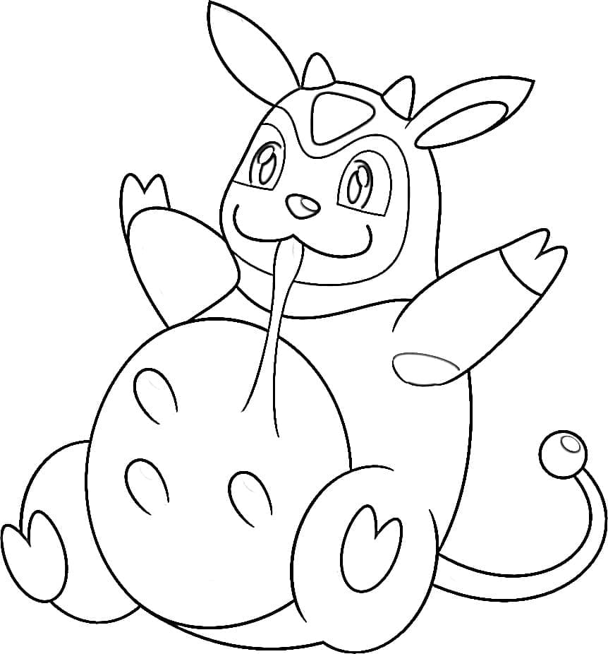 Desenho deMiltank Fofo para colorir