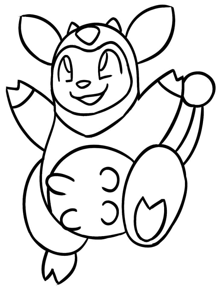 Desenho deMiltank Sorridente para colorir