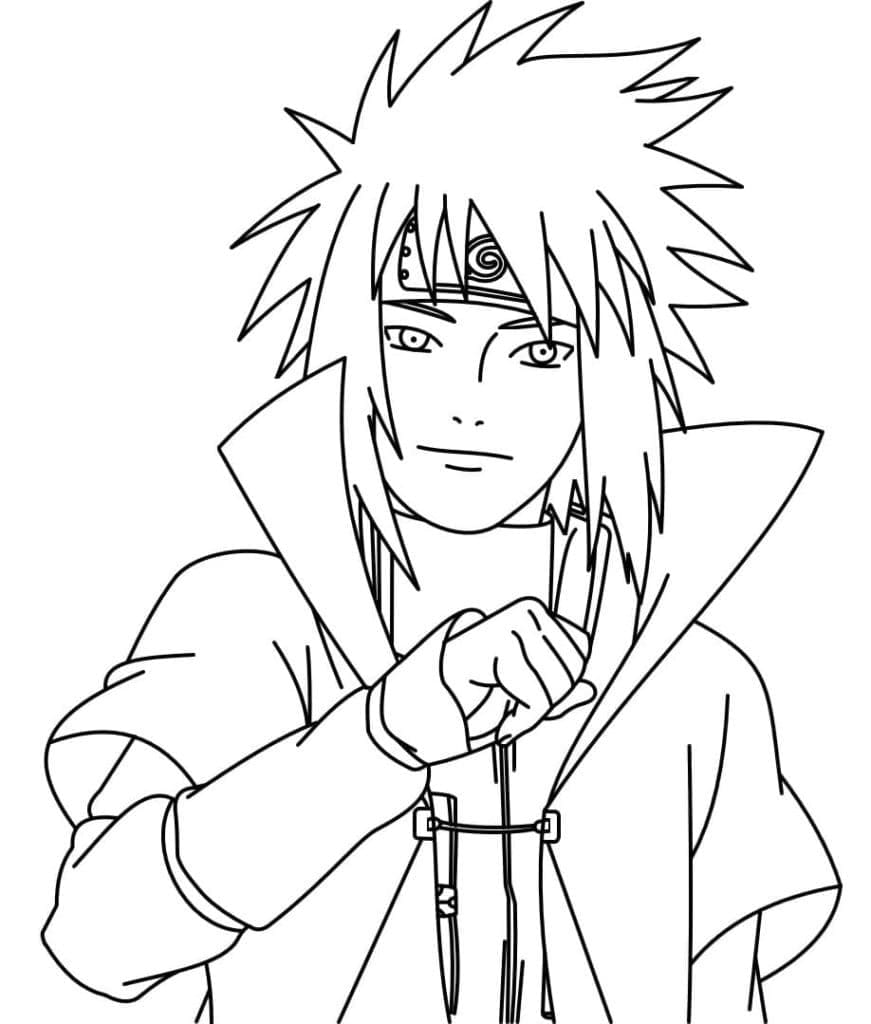 Desenho deMinato Alegre para colorir