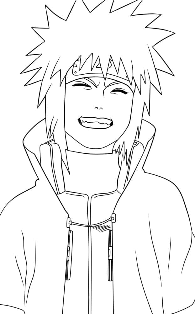 Desenhos de Minato para colorir