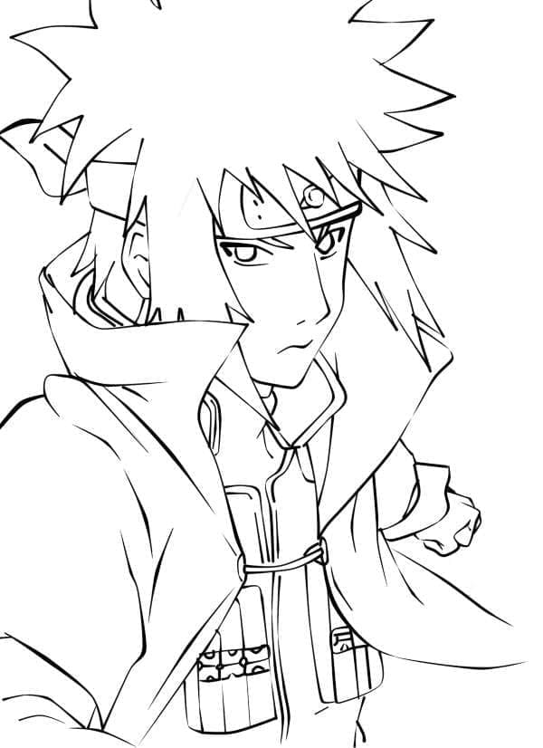 Desenho deMinato Sério para colorir