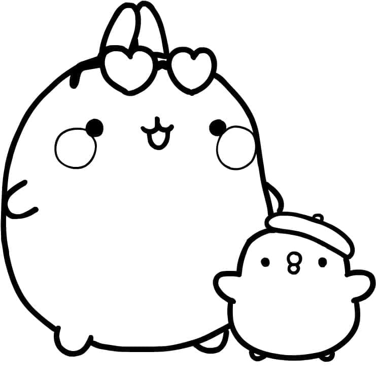 Desenhos de Molang para colorir