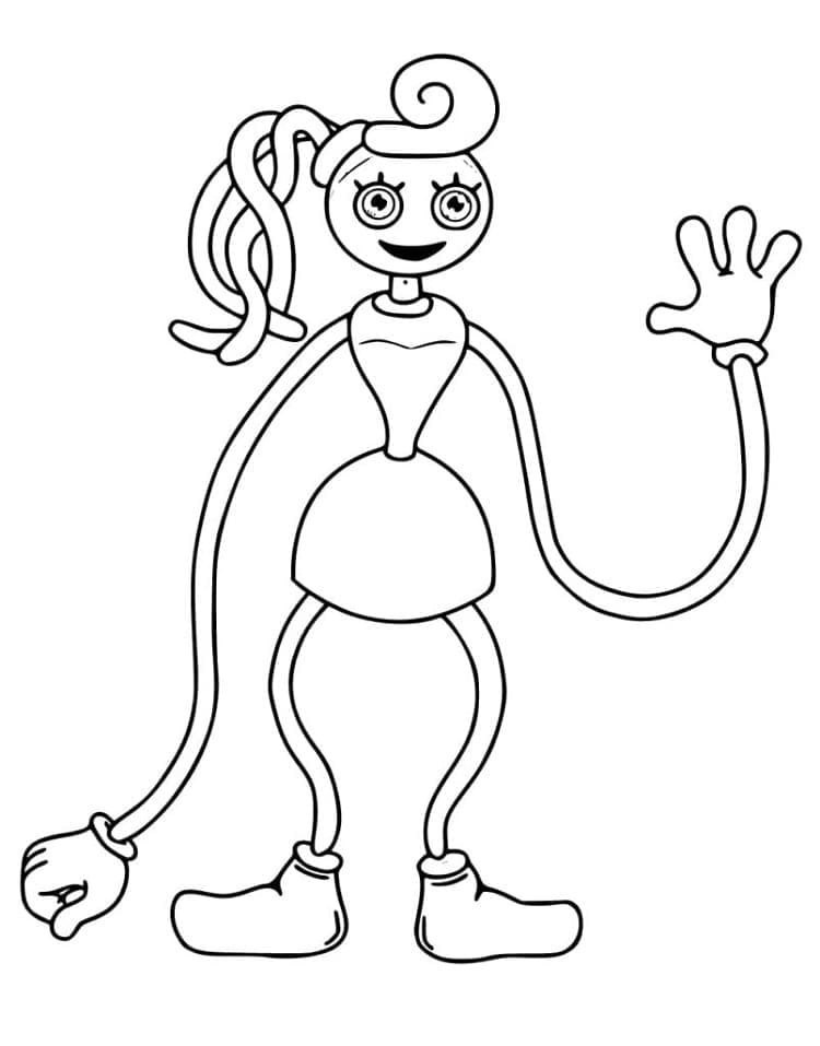 Desenho deMommy Long Legs para colorir