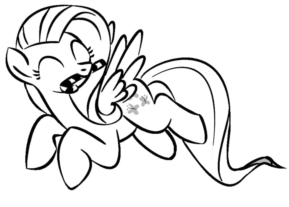 Desenho deMy Little Pony Fluttershy para colorir