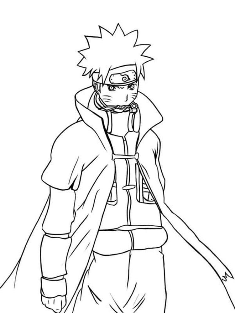 Desenho deNaruto Shippuden para colorir