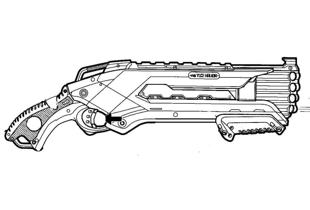 Desenho deNerf Grátis para colorir