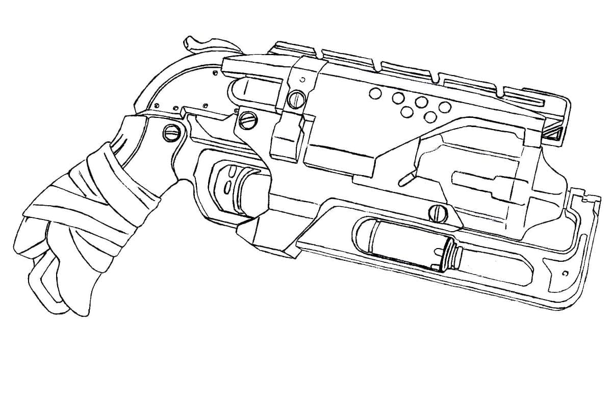 Desenho deNerf Grátis Para Crianças para colorir