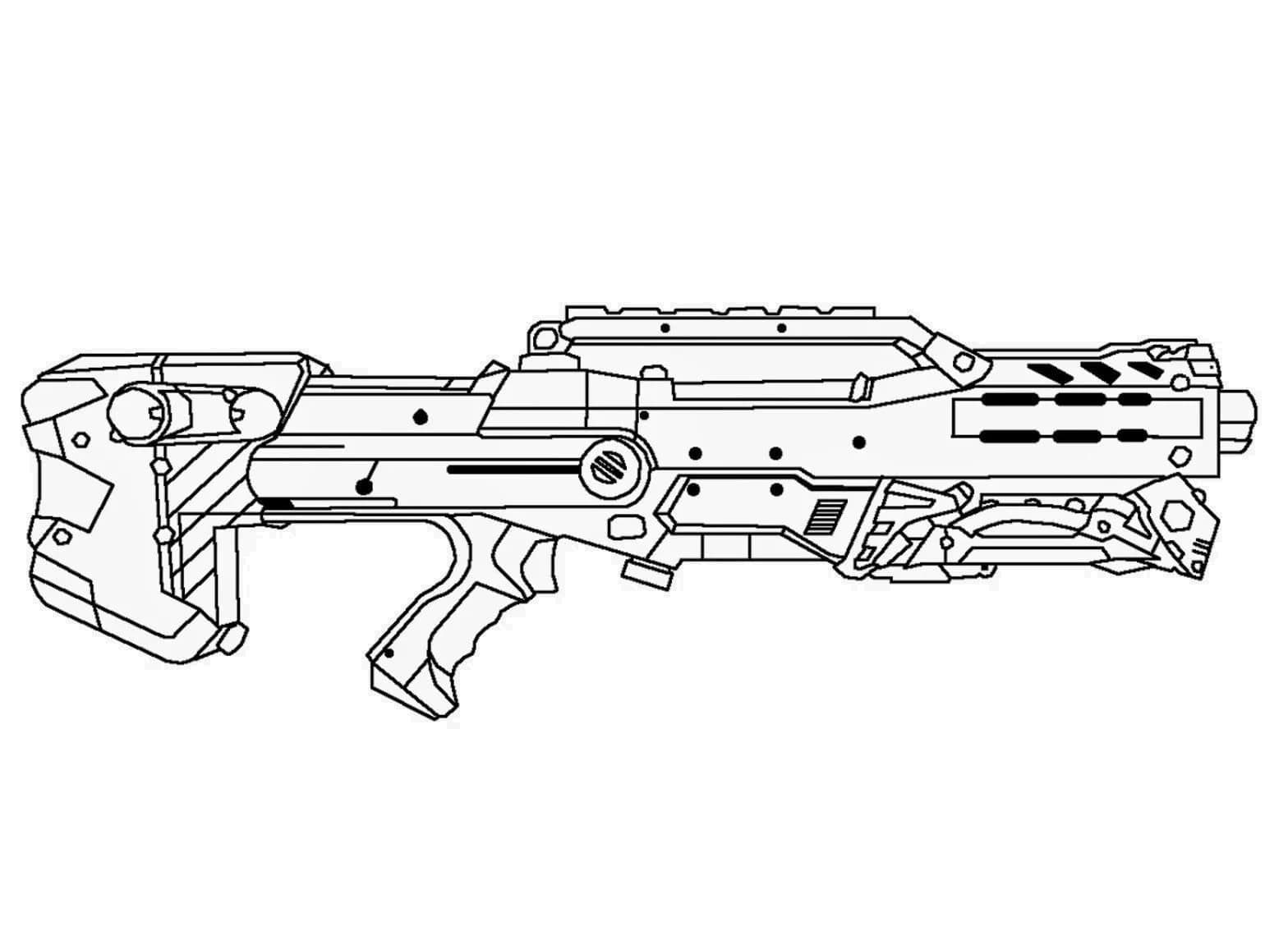 Desenho deNerf Para Crianças para colorir