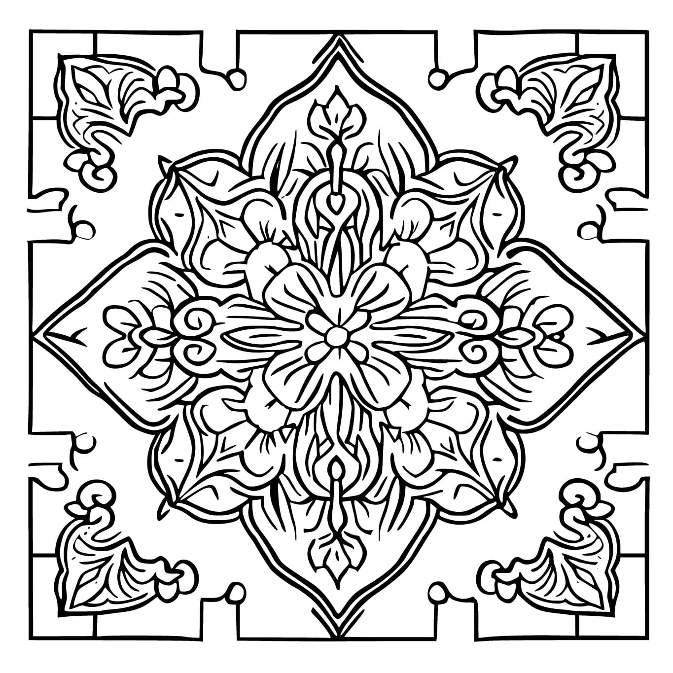 Desenho deO Azulejo para colorir