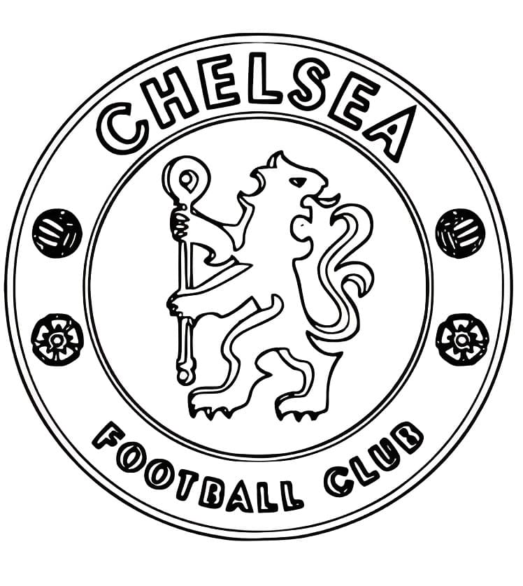 Desenhos de Chelsea para colorir