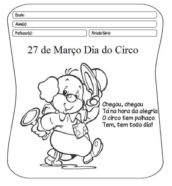 Desenho deO Dia do Circo para colorir