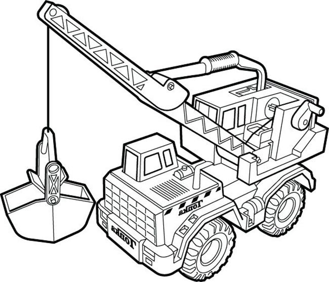 Desenho deO Guindaste para colorir