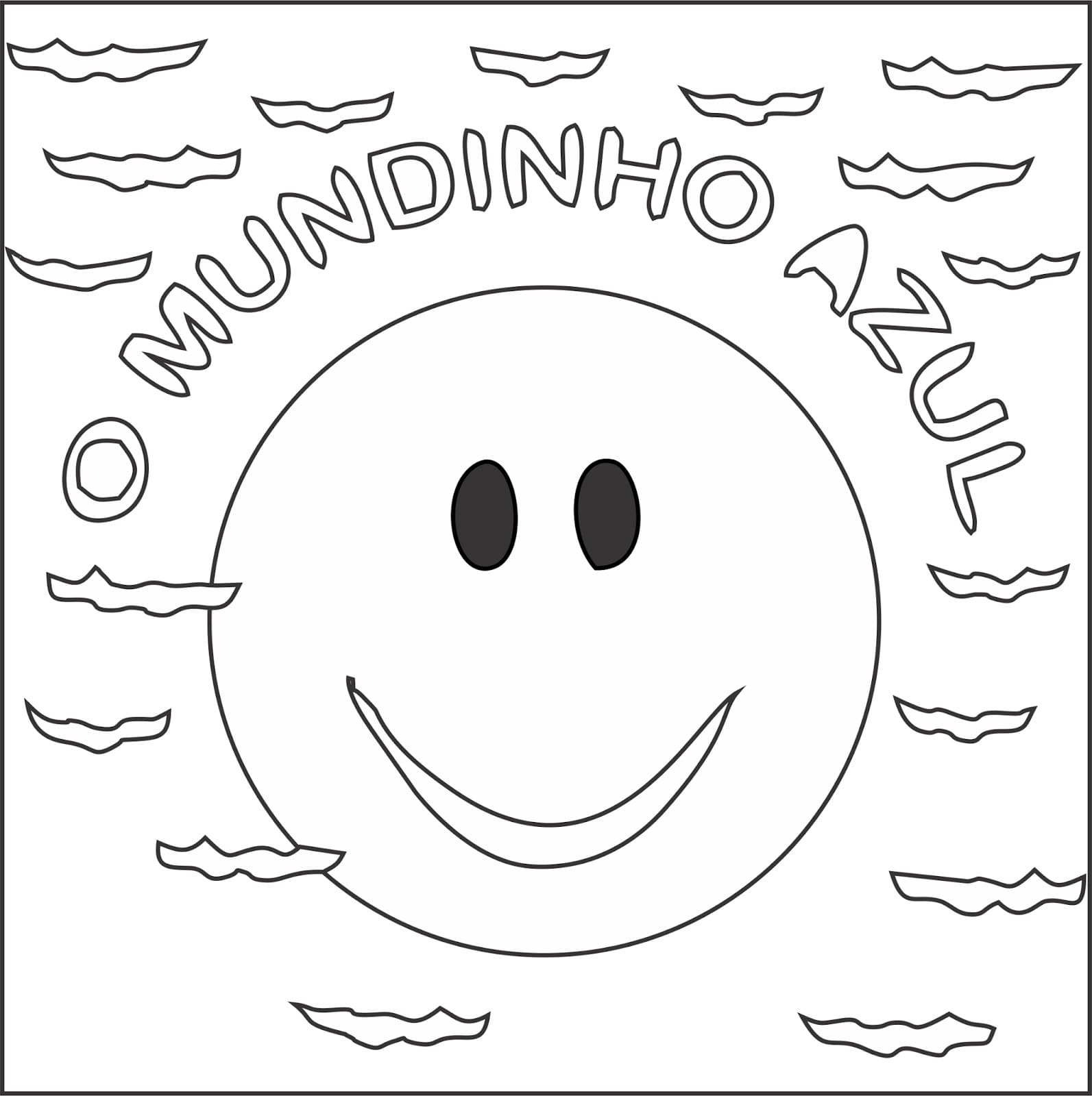 Desenhos de Mundo (ou Mundinho) para colorir