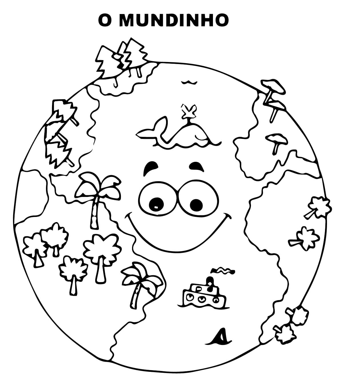 Desenho deO Mundinho para colorir