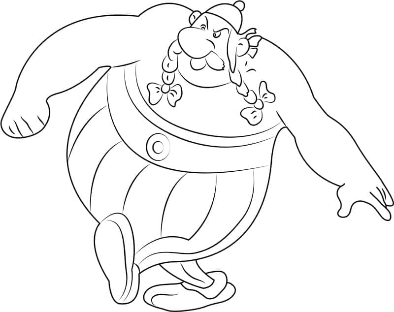 Desenho deObelix para colorir