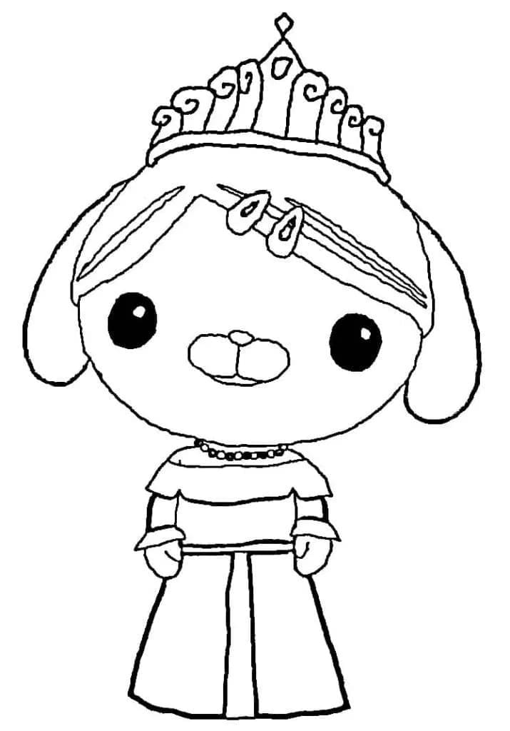 Desenho deOctonautas Dashi Dog para colorir