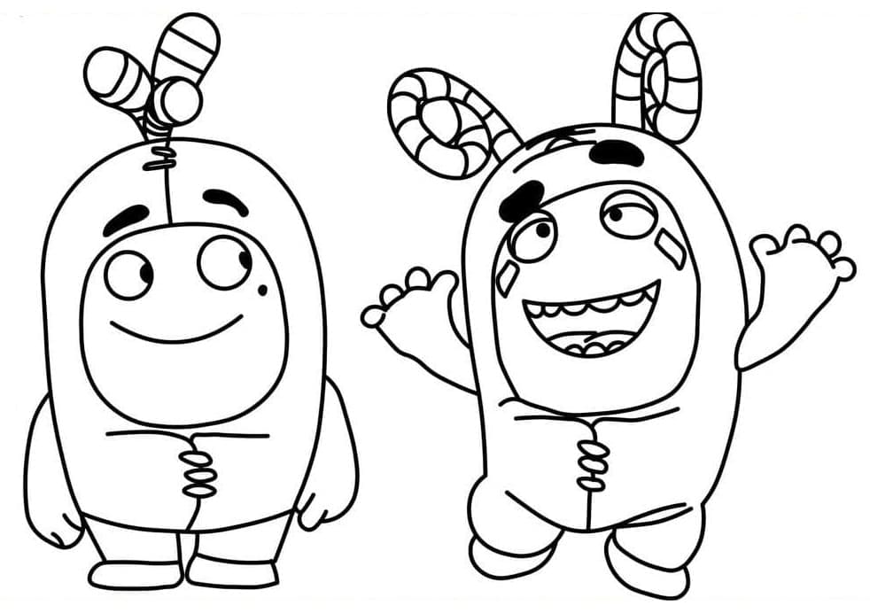 Desenho deOddbods 6 para colorir