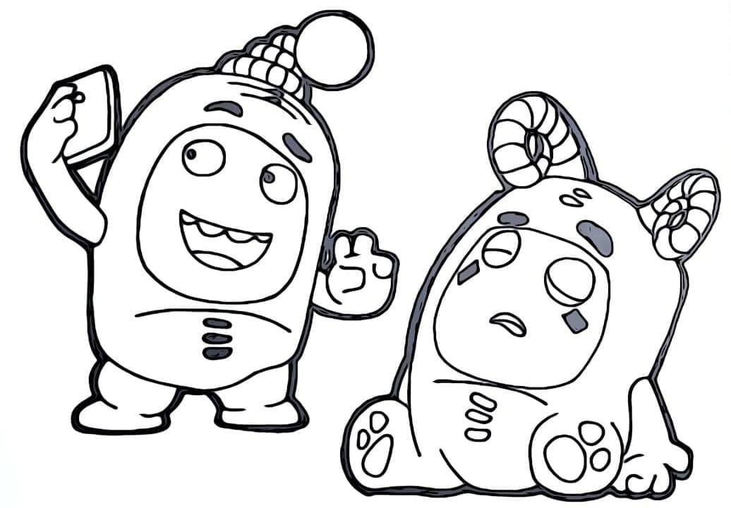 Desenho deOddbods Para Crianças para colorir