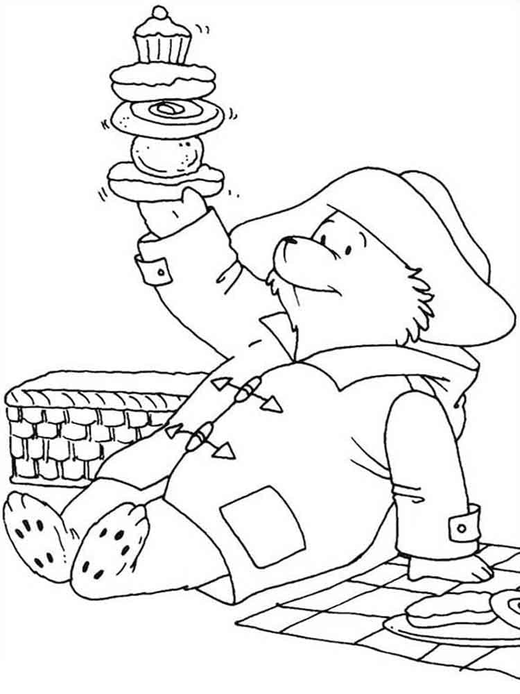 Desenho dePaddington 2 para colorir