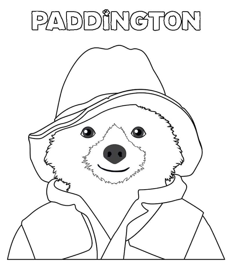 Desenho dePaddington Feliz para colorir