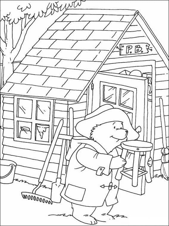 Desenho dePaddington Grátis para colorir