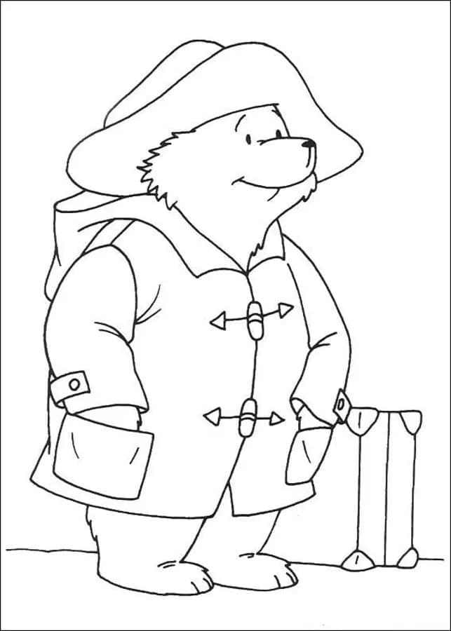 Desenho dePaddington Imprimível para colorir