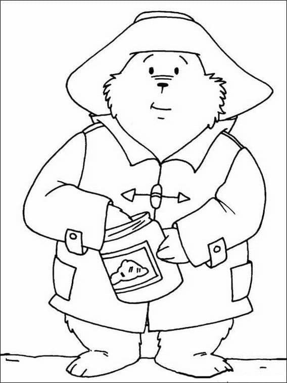 Desenhos de Paddington para colorir