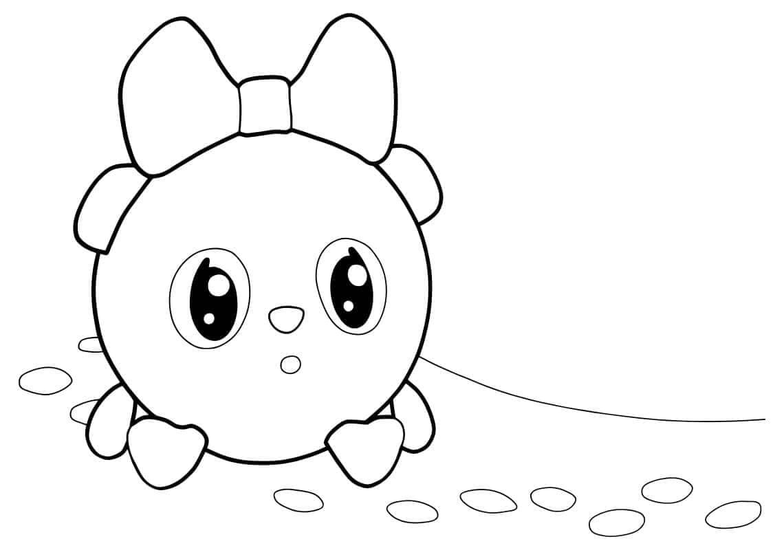 Desenho dePandy Baby Riki para colorir