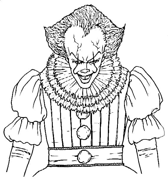 Desenhos de Pennywise  para colorir