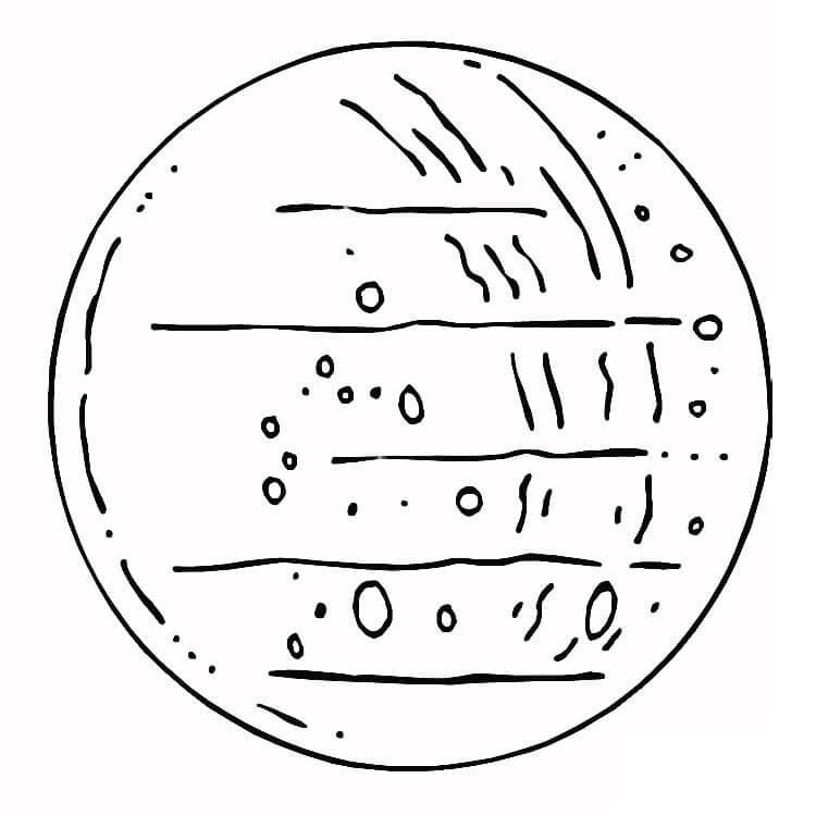 Desenho dePlaneta Mercúrio Para Crianças para colorir