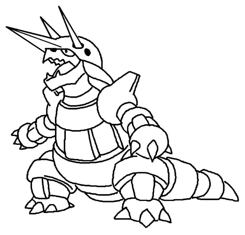 Desenhos de Aggron para colorir