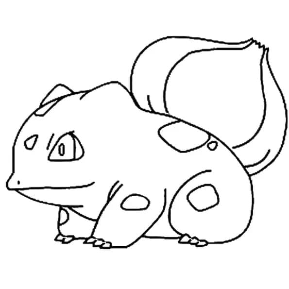 Desenho dePokémon Bulbasaur para colorir